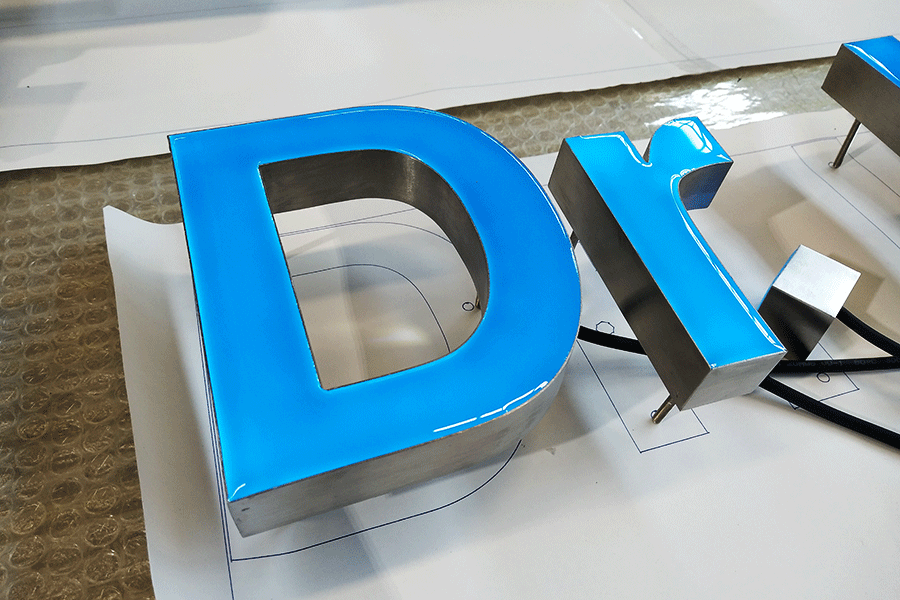 不同類型3D立體字制作工藝流程有哪些？